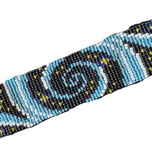 Galaxy Bracelet Hand Beaded